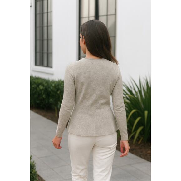 CAbi Zip Front Sweater Sz. S - Picture 2 of 6